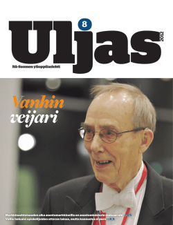 Uljas 8/2012 - Itä-Suomen ylioppilaslehti