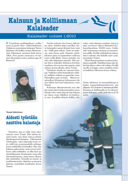 Kalaleader-uutiset maaliskuu 2010