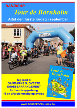 Ny Brochure 2015 - Tour de Bornholm