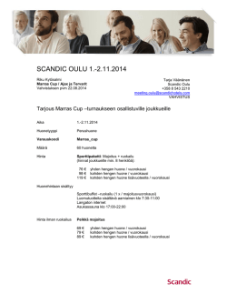 SCANDIC OULU 1.-2.11.2014 - Ajax