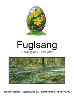 Beboerbladet "Fuglsang"