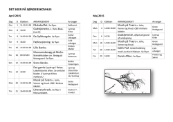Månedsoversigt aktiviteter Sønderskovhus (pdf 201 KB)