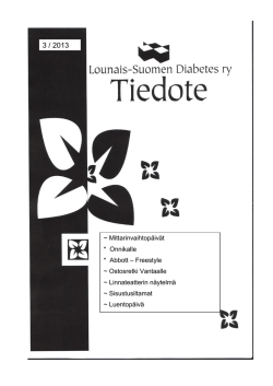 Tiedote 3/2013 - Lounais