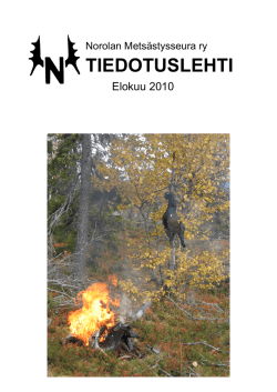 tiedotuslehti 2010 - Norolan metsästysseura ry