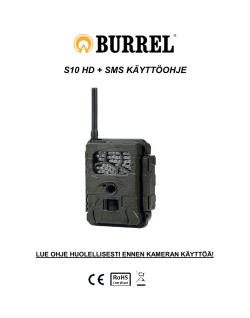 Burrel S10 HD + SMS käyttöohje