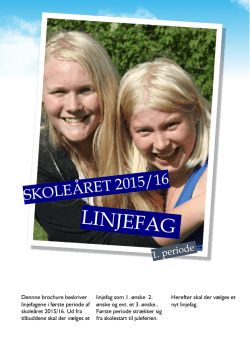 LINJEFAG - Waldemarsbo Efterskole