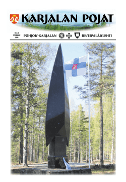 Karjalan Pojat 3/2013 - Pohjois