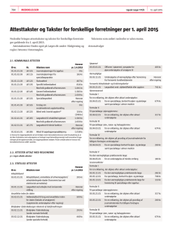 Attesttakster PDF - Ugeskrift for Læger