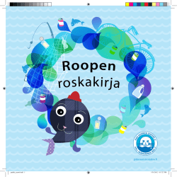 Roopen Roskakirja suomi - Pidä Saaristo Siistinä ry