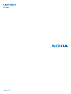 Nokia 215 -käyttöohje