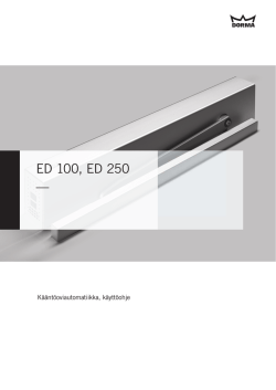 20 014 40-2 User manual ED 10