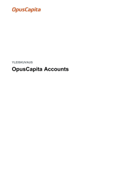 OpusCapita Accounts