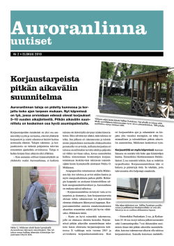 Auroranlinna Uutiset 2/2010