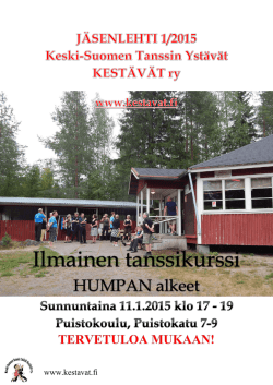 Jäsenlehti 1/2015 PDF-tiedostona - Keski