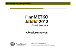 (2012 FINNMETKO KÄVIJÄTUTKIMUS RAPORTTI 180912