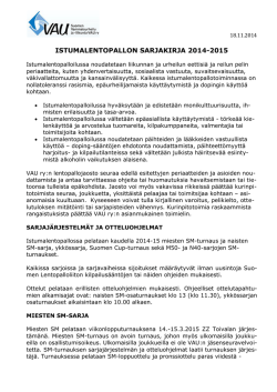 Sarjakirja 2014-15 - Istumalentopallo.info