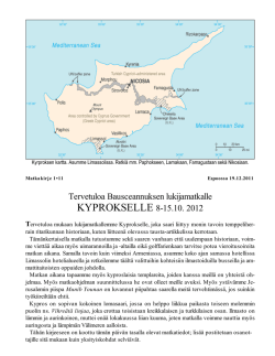 Kyproskirje 1•11 - Temppeliherrain ritarikunta