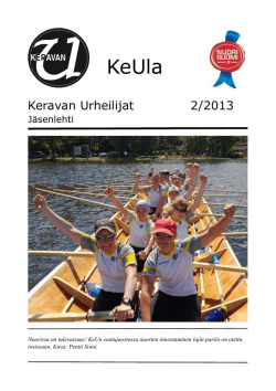 Keula 022013.pdf - Keravan Urheilijat ry.