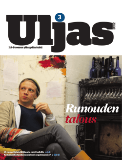 Uljas 3/2012 - Itä-Suomen ylioppilaslehti