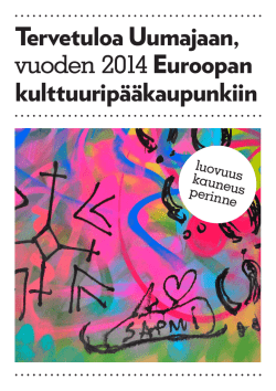 Tervetuloa Uumajaan, vuoden 2014 Euroopan