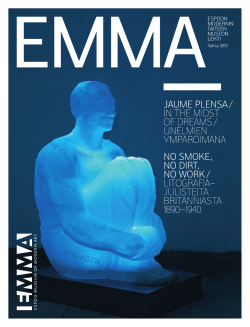 Lue julkaisu (pdf) - EMMA - Espoon modernin taiteen museo