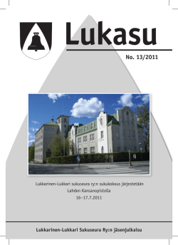 Lukasu 2011 - Lukkarinen