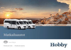 Matkailuautot - Hobby Caravan