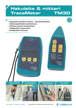 Hakulaite & mittari TraceMeter TM30