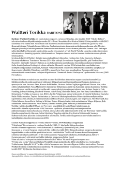 CV suomi - Waltteri Torikka