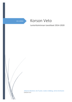 Koven junioritoiminta 2014-2020 lopullinen.pdf