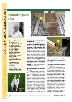 Soini mehiläislehdessä nro 4.2012 - Keski