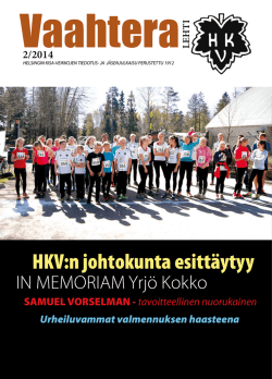 Vaahteralehti 2/2014 - Helsingin Kisa