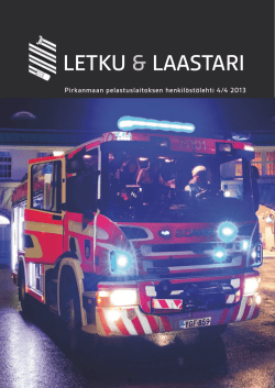 LETKU & LAASTARI - Pirkanmaan pelastuslaitos