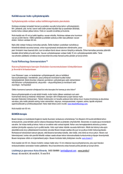 Koliikkivauvan hoito vyöhyketerapialla Facial Reflexology
