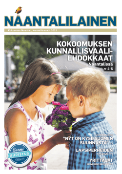 naantalilainen - Kokoomuksen Naantalin kunnallisjärjestö ry.