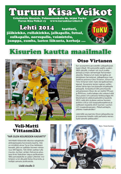 TuKV lehti 2014_lopullinen_netti.pdf - Turun Kisa
