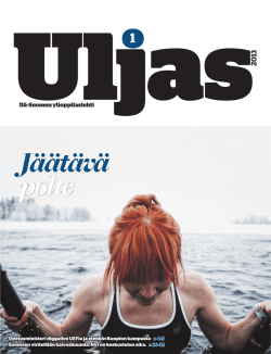 Uljas 1/2013 - Itä-Suomen ylioppilaslehti