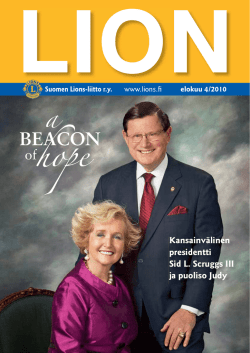 4/elokuu 2010 (pdf, 6Mt) - Suomen Lions