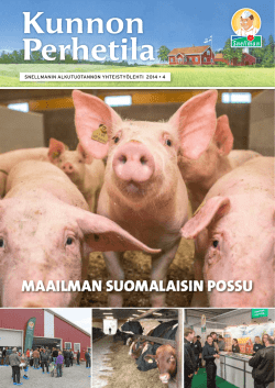 Kunnon Perhetila -lehti 4-2014 - Anelma