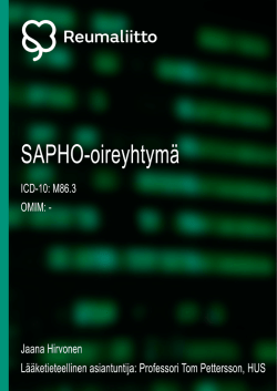 Sapho-oireyhtymä tulostettava PDF