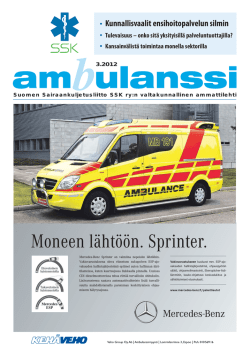 Ambulanssilehti 03/12 - Suomen Sairaankuljetusliitto
