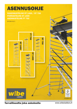 ASENNUSOHJE - Wibe Ladders