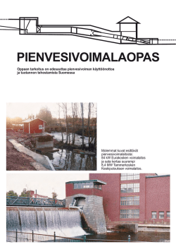 Pienvoimalaopas - Pienvesivoimayhdistys ry