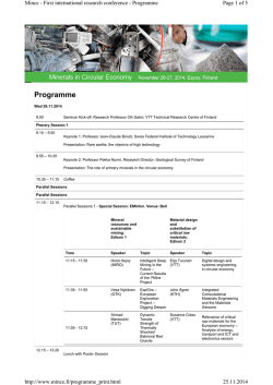 PDF version of conference programme