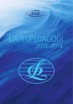 Laulupedagogi_2014 - Laulupedagogit ry