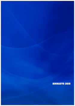 Mediakortti 2015: Hinnasto - Mediamyynti