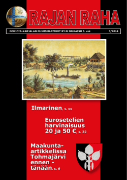 Ilmarinen, s. xx Maakunta- artikkelissa Tohmajärvi ennen