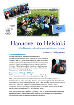 Hannover to Helsinki