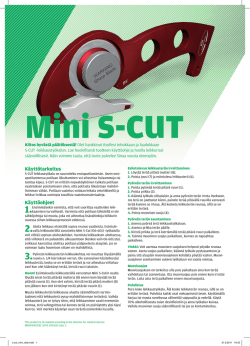 Mini S-CUT - Merplast Oy