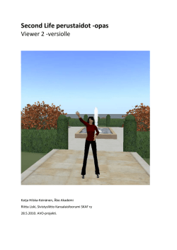 Second Life perustaidot - opas Viewer 2